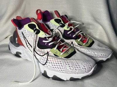 Nike React Vision Summit White Barely Volt Pink Men's Sneakers Size 14 US