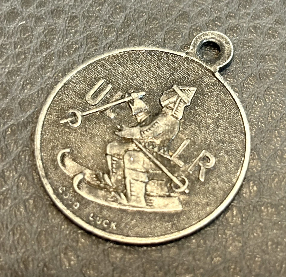 Vintage National Ski Patrol Be Safe Good Luck Medal Fob Tag Badge - Image 3 of 4