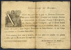 -= OBITUAROPHILIA - Mortuary cupboard - ORLÉANS (Loiret) - 1805 =-