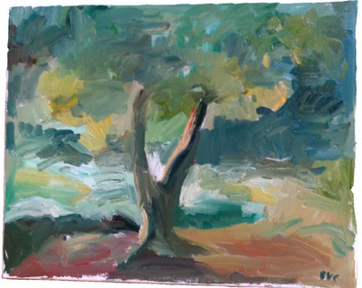 Impressionist Plein Air Landscape Oil Painting 16''x20  Canvas Original Signed