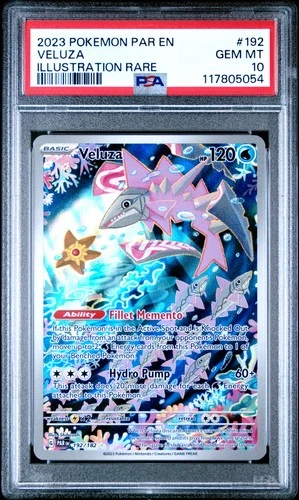 Pokemon Veluza Paradox Rift 192/182 Illustration Rare PSA 10 Gem Mint