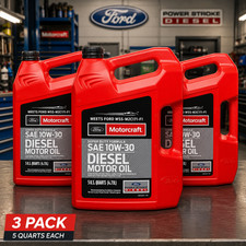 3 Pack Motorcraft Xo10w305q3sd Super Duty Diesel Sae 10w-30 5 Quart 3 Pack Motorcraft Xo10w305q3sd Super Duty Diesel Sae 10w-30 5 Quart