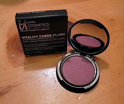 IT Cosmetics Vitality Cheek Flush  Pressed Blush- Magical Mauve New In Box  - Picture 1 of 5