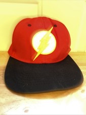 DC Comics The Flash Original Snapback Hat Cap Red