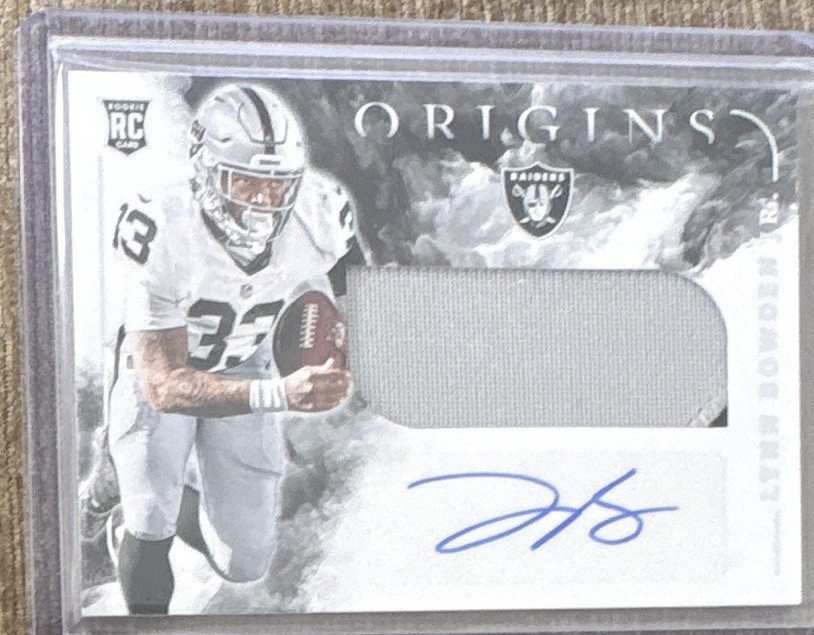 Lynn Bowden Jr. Panini Origins #132 Jumbo Patch Autograph