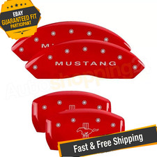 Mgp 10198smbprd Gloss Red Caliper Covers For 10-14 Ford Mustang Mgp 10198smbprd Gloss Red Caliper Covers For 10-14 Ford Mustang