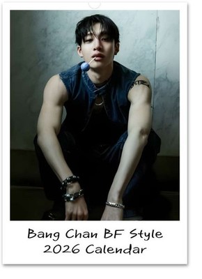 Stray Kids Bang Chan 2026 A3 Wall Calendar | Boyfriend | Custom Start Month