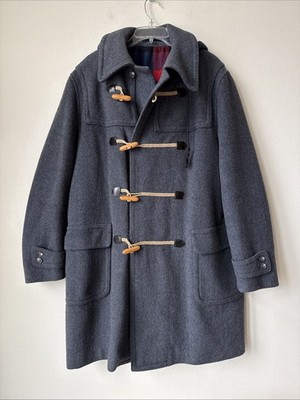 Men's Vintage LODEN Wool Overcoat Jacket Size L/XL Lodenfrey Munich West Germany