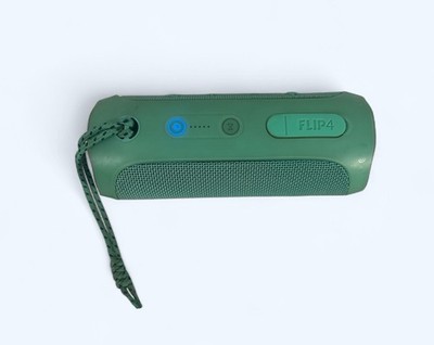 JBL FLIP 4 Turquoise Bluetooth Portable Speaker Works Great Minor
