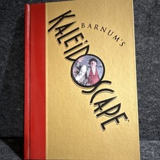 Barnum's Kaleidoscape Circus Program Book Gold Red Hardcover Carnival Theme