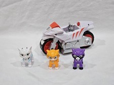 PAW Patrol Cat Pack Shade Leo Rory Set of 3 Figures Wildcat Moto Pups Motorcycle