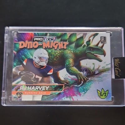 Wild Card Dino-Might Prolook RJ Harvey Serial Numbered 5/7 2025