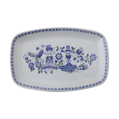 FIGGJO FLINT Keramik Norwegen LOTTE Turi Gramstad Oliver Tablett Schale 11 1/4'' MCM