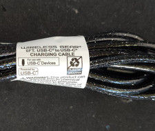 Wireless Gear USB-C Braided Nylon Charging Ca...