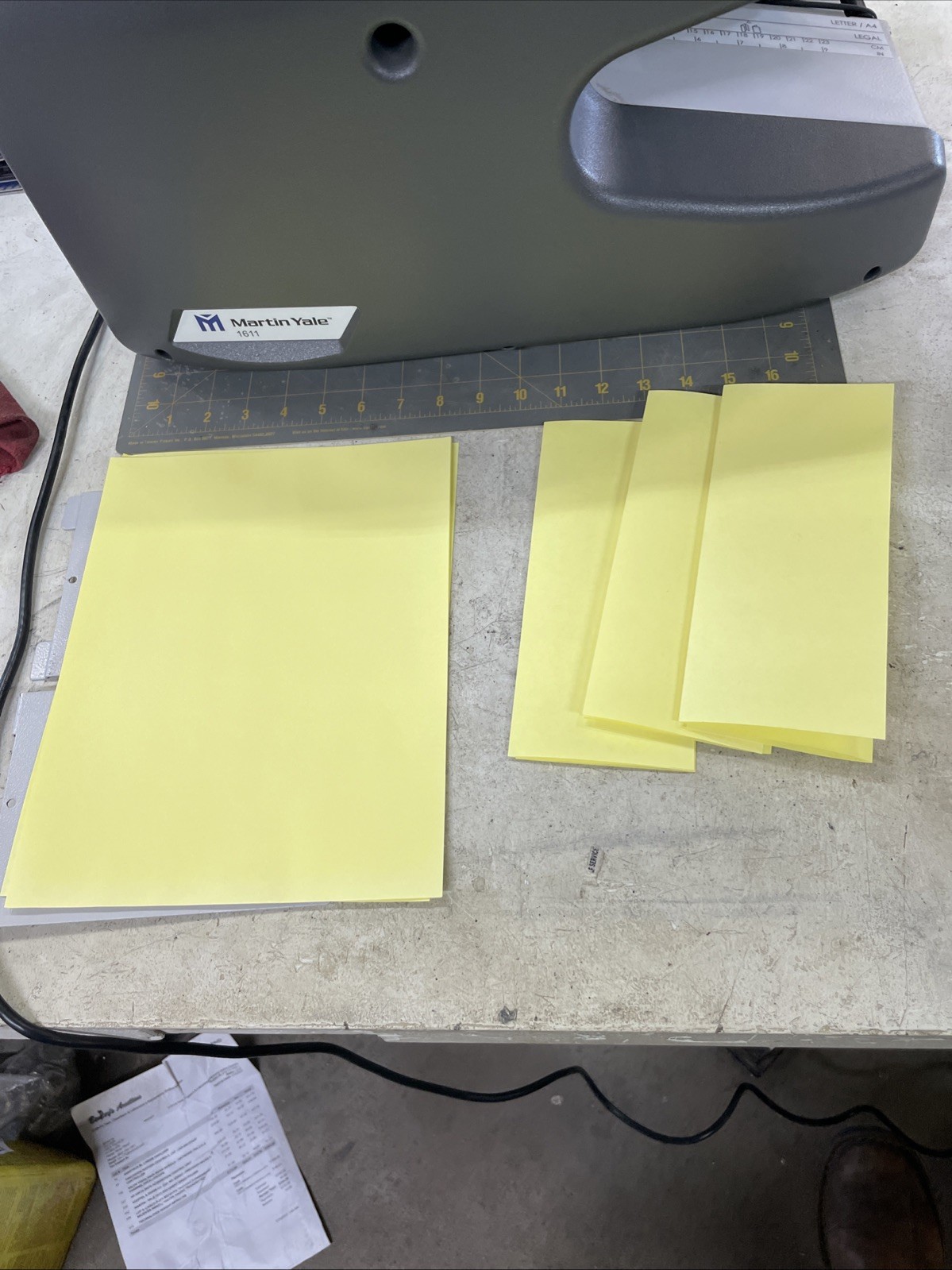 Martin Yale 1611 Table Top Autofolder Paper Folding Machine Type 701 Tested