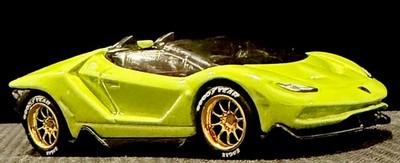 Hot Wheels  16 Lamborghini Centenario Roadster CUSTOM Wheel & Tire Real Riders