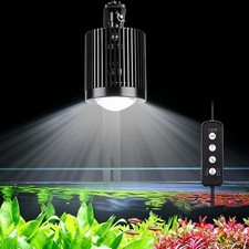 Clip On Aquarium Stream Light with 24/7 Mode 60W Fish Tank Light with Timer