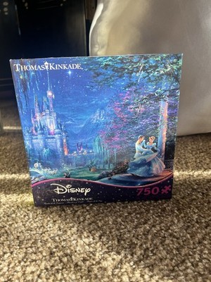 Disney Cinderella Thomas Kinkade  Dreams Collection 750 Piece Jigsaw Puzzle New
