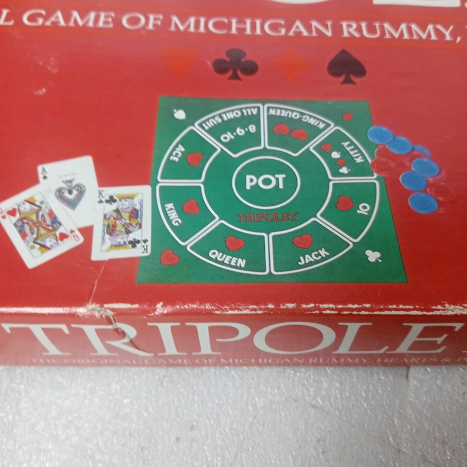 1989 Tripoley Card Game by Cadaco | Family Edition | Complete Vintage Deluxe Set - image 3 of 4