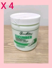 Lot of 4 Queen Helene Professionals Cucumber Scented Massage Cream, 15oz