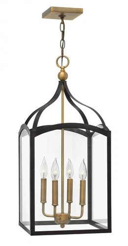 Bronze LED Foyer Pendant from the Clarendon Collection - Picture 2 of 2