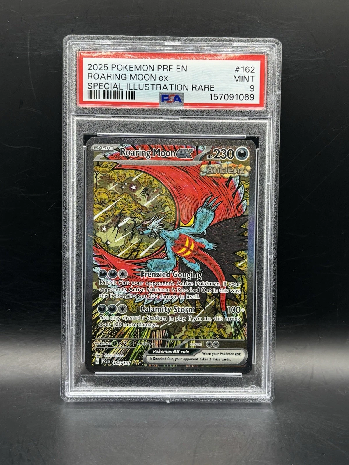 Roaring Moon ex - Prismatic Evolutions #162 Price & Value ($167.09