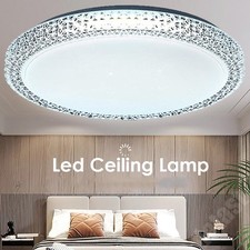18W/24W/36W/48W LED Flush Mount Ceiling Light Ultra Thin Round Cool White 6000K