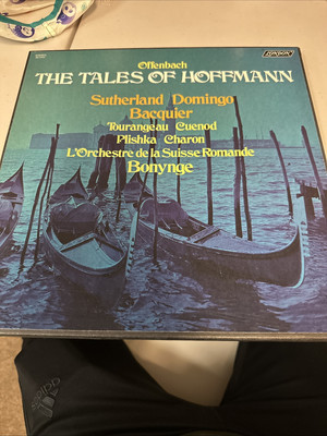 Offenbach THE TALES OF HOFFMANN 3xLP Vinyl BOX SET OSA-13106 Sutherland Domingo