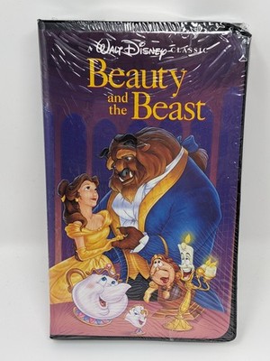 Disney Black Diamond VHS Beauty Beast Schöne Biest Sealed NEU Black Clamshell