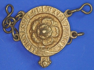HONI SOIT QUI MAL Y PENSE & Rose Kettenteil, 11/2 Zoll [33050]