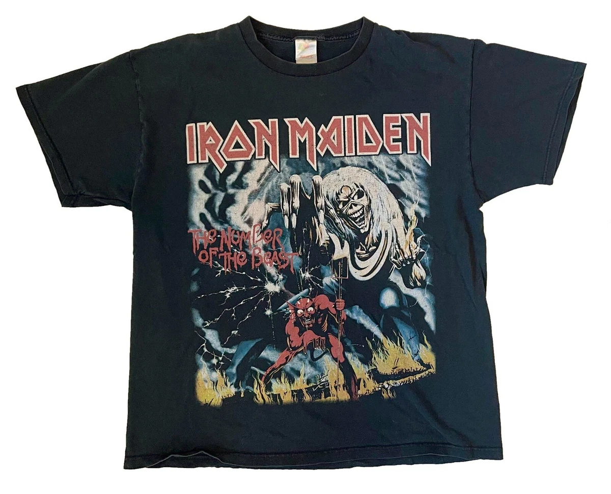 iron maiden t shirt ebay