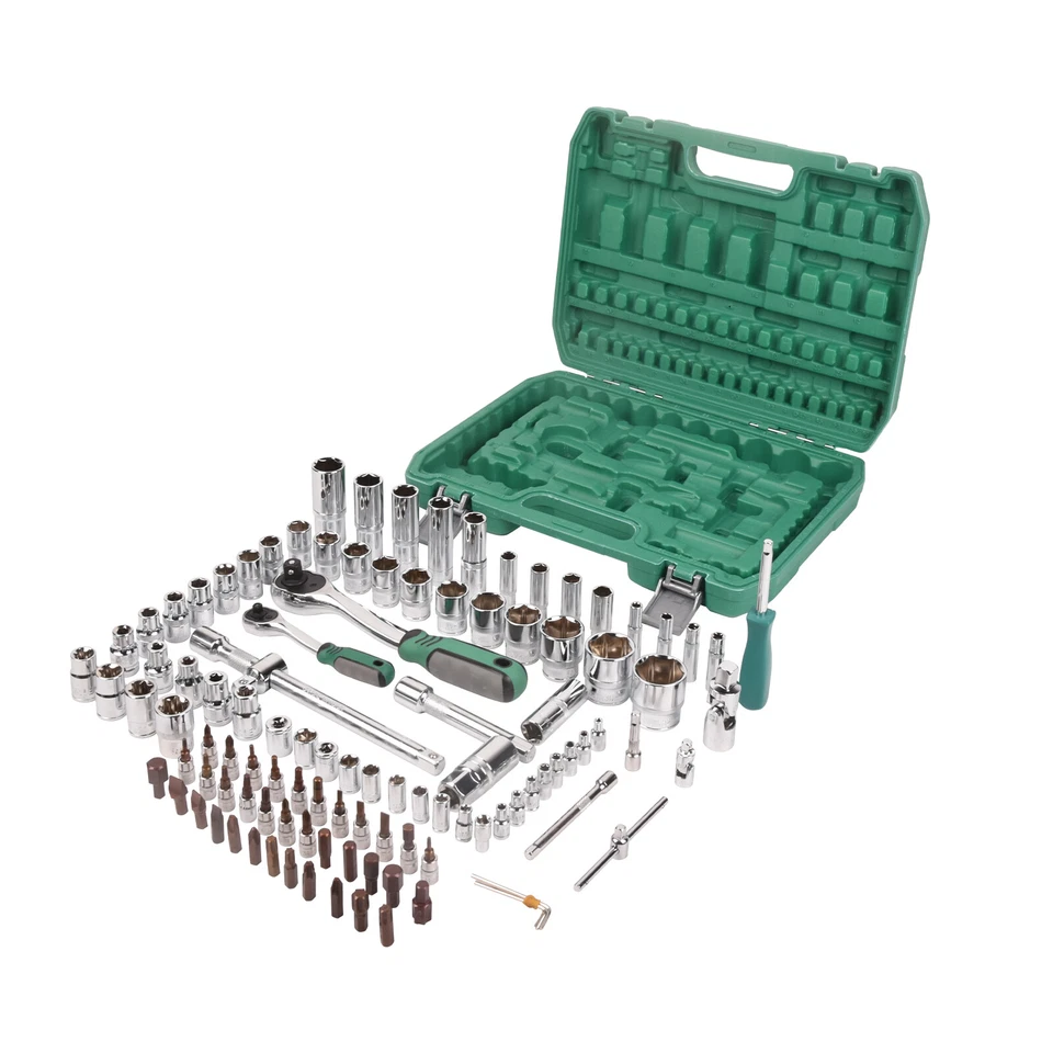 108pcs Mechanics Tool Set and Socket Set 1/2" 1/4" Metric Drive Socket Tool Set - Image 2 of 4