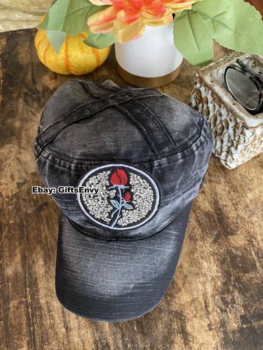 Bügelbild einzelne rote Rose Pailletten Applikation Patch - DIY Kleidung Patch - ROSE #4 - Bild 2 von 4