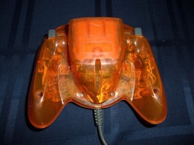 SEGA DREAMCAST PERFORMANCE NYKO RED ORANGE EXTENSION WIRED CONTROLLERS LOT 2