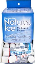 Mentholatum Natural Ice Medicated Cherry Lip Balm 48 Count Case