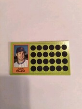 JOHN STEARNS 1981 TOPPS BASEBALL SCRATCH OFF #96 OF 108 FREE SHIPPING