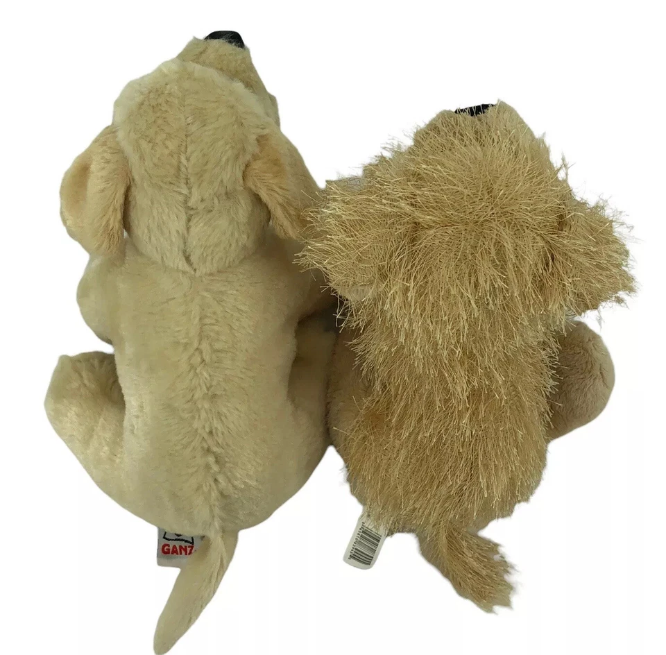 Webkinz Puppy Dog Plush Lot Yellow Lab Golden Retriever Ganz Stuffed Animal - Image 4 of 4