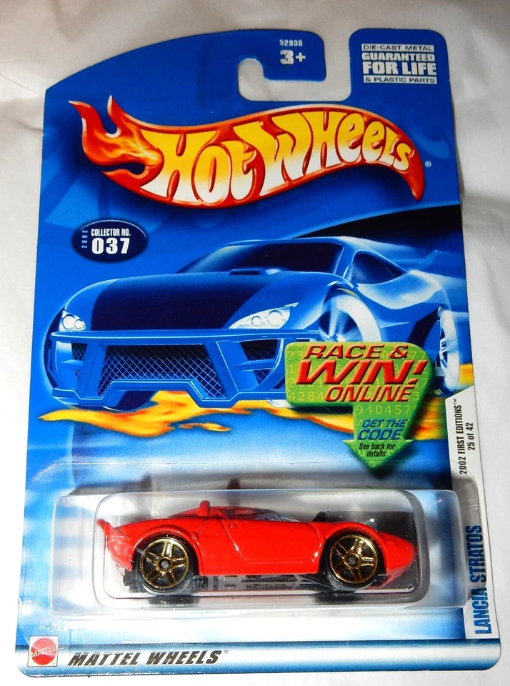 2 Hot Wheels 2002 1ª Edición Variaciones 25/42 Lancia Stratos Rojo y Rojo/Blanco Foto 4 de 4