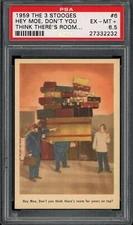 1959 The 3 Stooges #6 Hey Moe, Don't You Think There's Room... PSA 6.5