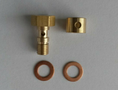 Modell Live Steam Messing Banjo Fitting 3/16'' x 40 TPI ME Gewinde.
