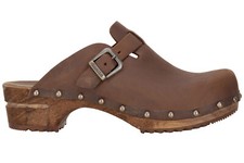 Sanita 'Kristel' Traditional Clogs in Antique Brown Art:455205 
