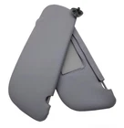 Sunvisors Cover Skin PVC Leather for Dodge Ram 1500, 2500 1994-2001 Gray