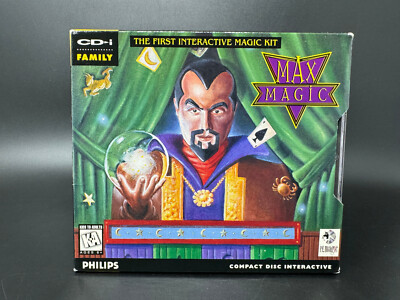 Max Magic (Philips CD-i) *COMPLETE W/ SLIPCOVER - TESTED*