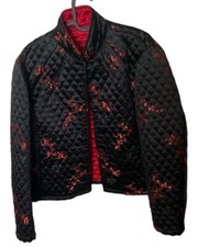 Women  s Chinese Style Jacket. Unbranded Black  Red. Size M.