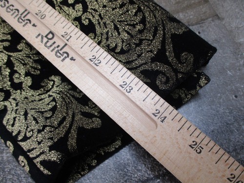 7 For All Mankind Jacquard Blazer Pant Suit Womens Large Black Gold Velvet Set - Picture 10 of 22