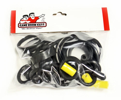Black Knight 2000 Pinball Machine Replacement Repair Rubber Ring Kit Black