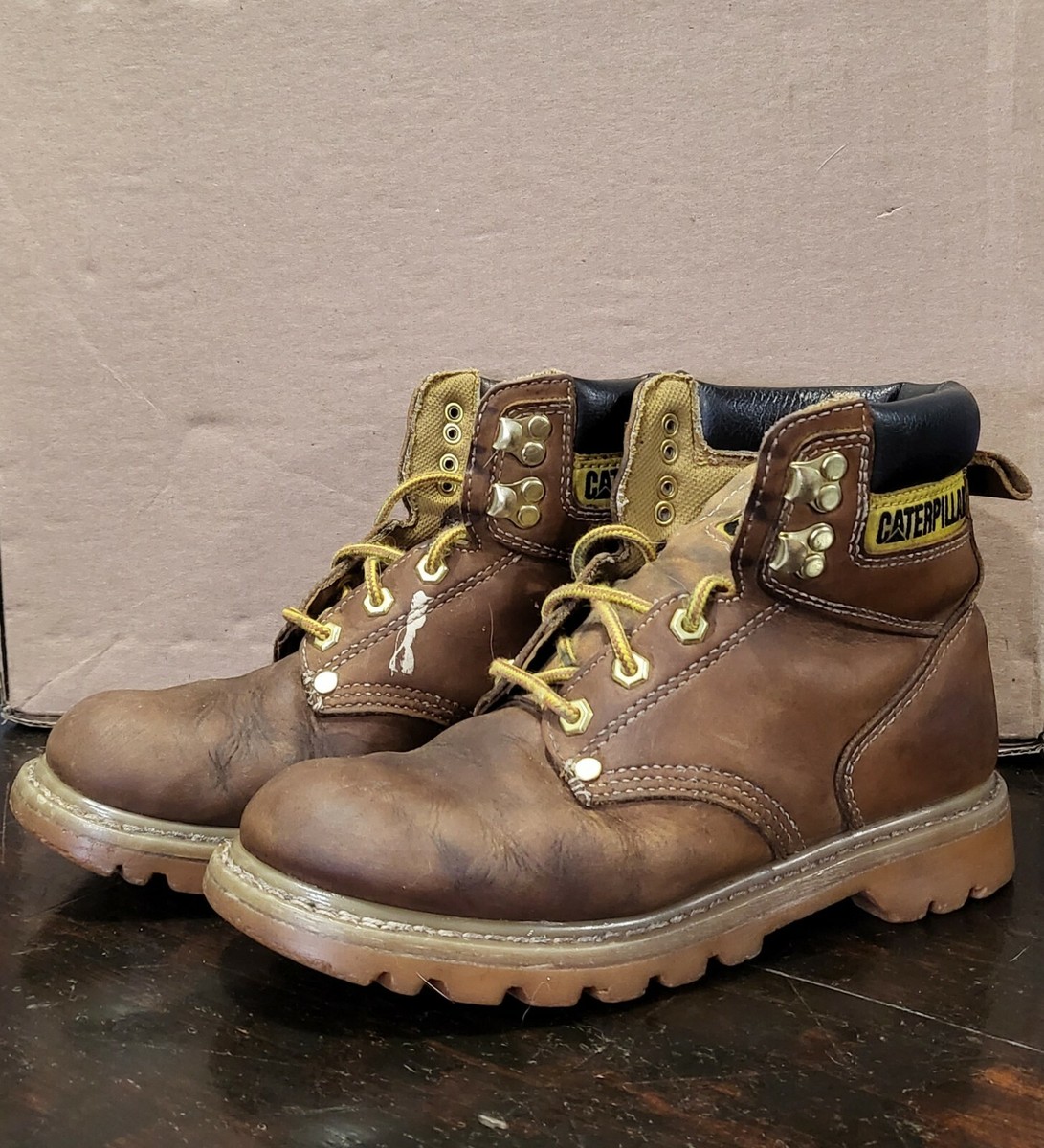 Cat caterpillar work boots size 7 | eBay display picture 1