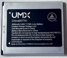UMX Unimax U683CL ChinoBATT01 Original Cell Phone Battery 200mAh OEM / USED