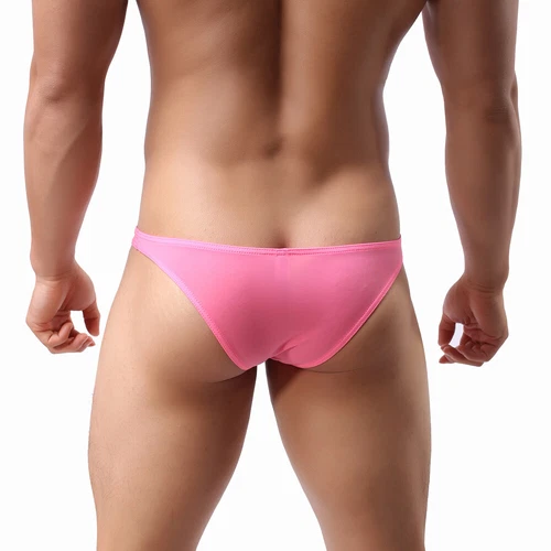 NEU Herren Eis Seide Unterwäsche atmungsaktive Slips niedrig erhöht Bikinihöschen Unterhose - Bild 5 von 13