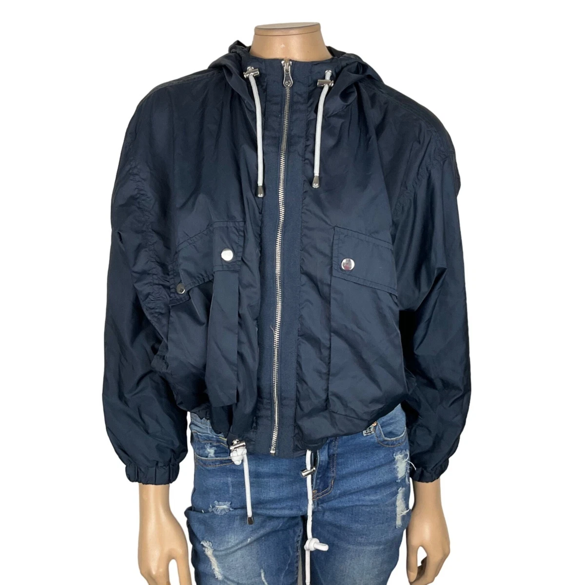 Cropped windbreaker forever clearance 21